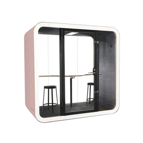 Privacy soundproof telephone booth